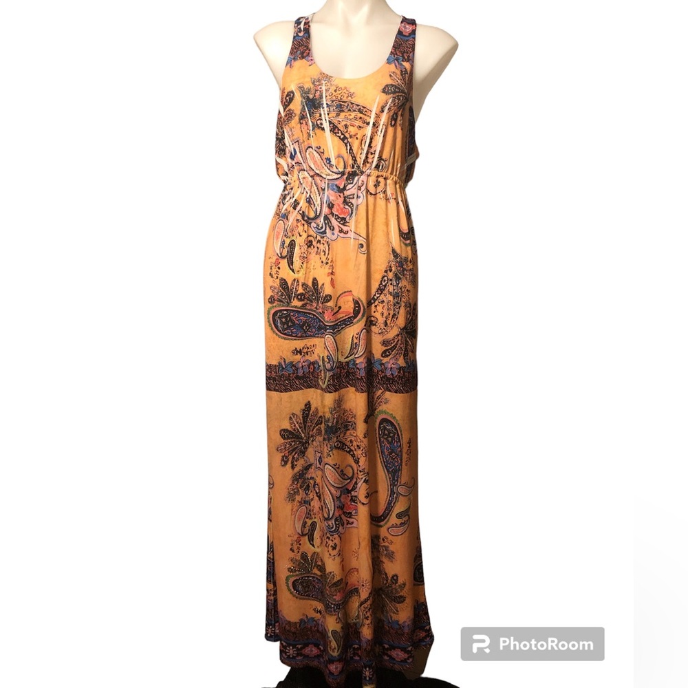 Nice orangy long dress ready for summer